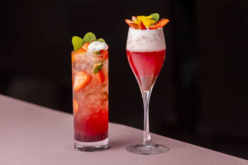 2種類のモクテル