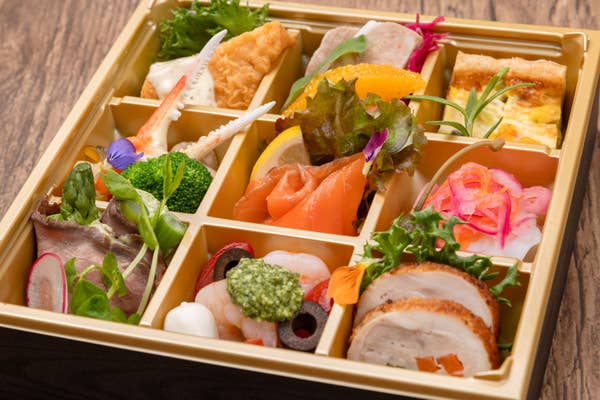 Assortment of 9 Miyazaki hors d'oeuvres